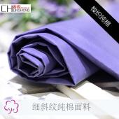 中大爆款面料 梭织细斜纹纯棉服装面料 无弹全棉衬衫裤料DS-095