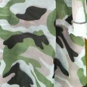 迷彩军绿数码印花防晒服面料