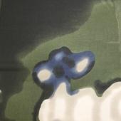 *抽象花朵雪纺面料