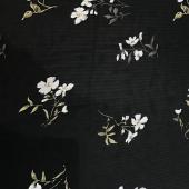 碎花竖条雪纺印花面料