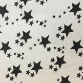 五角星雪纺印花面料