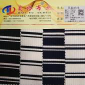 4X3TR色织条纹坑条TR色织条纹罗纹TR坑条TR罗纹涤棉色织间条罗纹