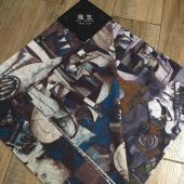 《现货》数码印花夹克棉衣面料