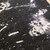 《现货》数码印花夹克棉衣面料