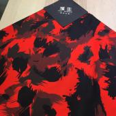 《现货》数码印花夹克棉衣面料