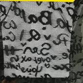 字母蕾丝     无弹力蕾丝