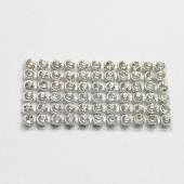 4mm银白网布