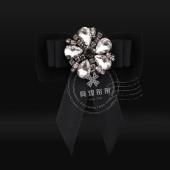 流行挂饰蝴蝶结织带胸花高档服饰百搭配饰胸针饰品brooch