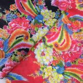 中国风民族风印花凤凰花