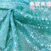 时尚亮片珠片蕾丝绣花面料,夜店/舞台背景布/舞蹈演出表演服面料