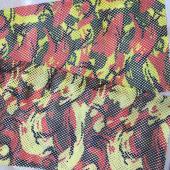 镂空网布包包鞋材女装童装棒球服迷彩印花