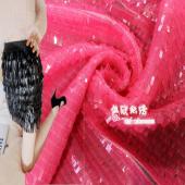 时尚珠片亮片面料，鞋材高档礼服夜店服面料，厂家直销
