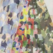 镂空网格鞋材包包棒球服女装童装迷彩印花