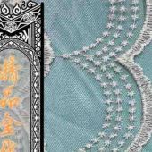 水溶精品金线绣花面料服装辅料