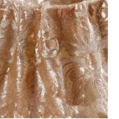 40D 金线3mm金片绣花面料 礼服/婚纱/服装制定