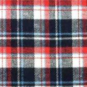现货供应全棉色织格子衬衫面料 21s全棉磨毛面料 鞋帽面料 服装面料