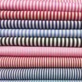 现货 40S全棉色织条子 衬衫/休闲服面料