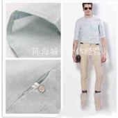 春夏亚麻棉面料交织 21*14/51*53亚麻棉 317 色织交织 亚麻布