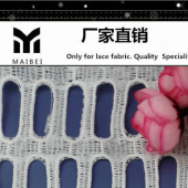 【水溶绣花涤纶】 爆款服装布料 S05 提花水溶烫金镂空蕾丝面料