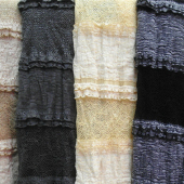 厂家直销针织经编弹力锦氨金线女装蕾丝面料