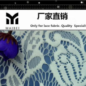 【241锦纶无弹高档家纺蕾丝面料】F104新款连衣裙面料定做7天出货