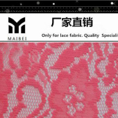 【241涤纶无弹高档家纺蕾丝面料】F53新款连衣裙面料 定做7天出货