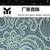 【241锦纶有弹高档家纺蕾丝面料】F91新款连衣裙面料 定做7天出货