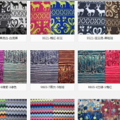 印花面料循环花型 羽绒服、棉衣、风衣、夹克面料