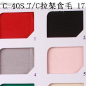 155G/M2 40S T/C拉架食毛/T恤衫面料/休闲运动面料