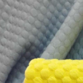 32支全涤双面电脑提花夹丝布 童装女装面料