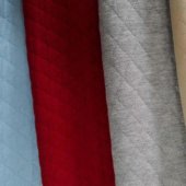 32支全涤双面电脑提花夹丝布 童装时装面料