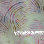 带色压花