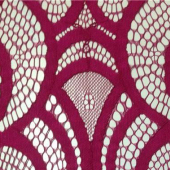 新款锦棉蕾丝面料 超大循环定位花