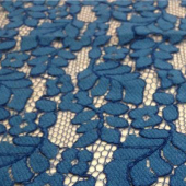 高档蕾丝锦棉面料 叶子股线蕾丝 裕兴纺织