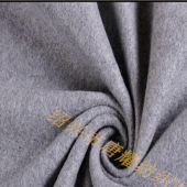 厂家直销全涤麻灰单面绒卫衣拉毛绒秋冬运动户外面料批发