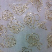 玫瑰洒金网布 烫金网布 印金网布洒金 网布烫金 圣诞装饰洒金