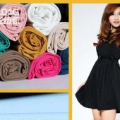 涤纶75D直贡呢210克女装面料打底裤裙子西装服弹力针织面料