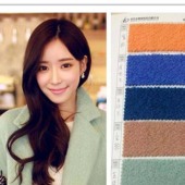 羊圈呢面料 2014羊圈呢针织毛呢童装女装大衣毛呢 现货供应
