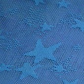 现货供应涤纶网布大小星星7001时尚童装服饰面料