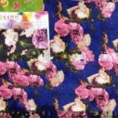 富贵绒印花