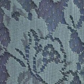 新款上市现货供应涤纶网布7003黑丝大花型时尚女装蕾丝面料