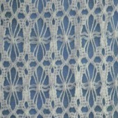 现货供应涤纶网布6605 网格布 时尚女装蕾丝面料