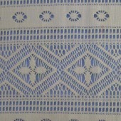 供应现货涤纶网布7999 时尚女装蕾丝面料