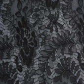 现货供应锦涤纶网布 蕾丝网布 N43124 时尚女装面料 水草花