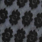 现货供应涤纶网布7701 小花朵 时尚女装蕾丝面料