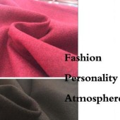 厂家直销 2014新款 TR拉毛仿毛 服装裤料面料