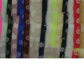 供应网眼布植绒 加密美国网小雪花网眼布植绒