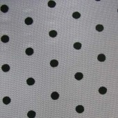 供应网眼布植绒 24眼底布小圆点植绒 24眼底布小波点植绒