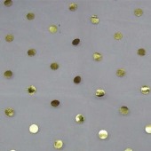 供应欧根纱烫金烫银 加密无光欧根纱圆点烫金烫银加工品