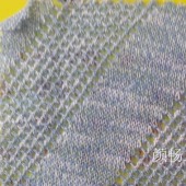 厂家直销140G T50R50间隙斜纹女上针织衫布服装面料